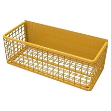 마켓피오 주방 냉장고 옆 자석 컬러 철제 수납 바구니, 타입1, 1개