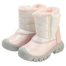Rabbit Foot 兒童全息圖案鋪棉毛絨內裡靴