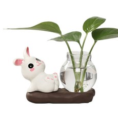 恩熙魔法 高級設計花瓶 兔子款2, 混合色