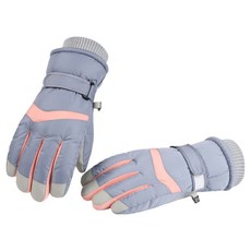 아메리칸로드 여성용 손목 스트랩 사이클 스키 보드 장갑 양손착용 세트 BRP1903, 블루, 1세트