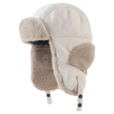 American Road 厚實天鵝絨防風運動帽 BRP1876, 白色, 1個