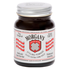 Morgan's Pomade 摩根氏 超強力定型 水洗式髮油 銀標, 1個, 100ml