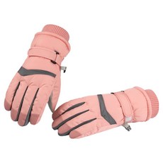 아메리칸로드 여성용 손목 스트랩 사이클 스키 보드 장갑 양손착용 세트 BRP1903, 핑크, 1세트