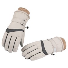 아메리칸로드 남성용 손목 스트랩 사이클 스키 보드 장갑 양손착용 세트 BRP1903, 베이지, 1세트