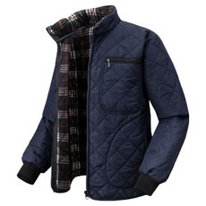 M.N.C 男款高領刷毛絎縫鋪棉夾克 MDPD086PP