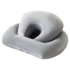 Soul Rich 舒適姿勢午睡枕, 淺灰色