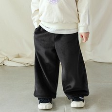 unifriend 絲絨直筒寬版九分褲