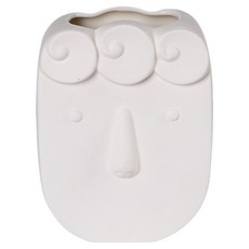 恩熙魔法 奢華設計臉部造型花瓶 小號, 單一顏色