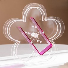 恩熙魔法 inst感性花瓶 壓克力花, 單一顏色