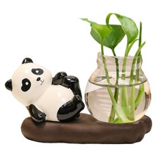 Eunhee Magic 高級設計花瓶 熊貓款式1, 混合顏色