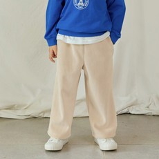 unifriend 絲絨直筒寬版九分褲