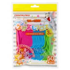 DENTALPRO 兒童牙線棒, 85mm, 50個裝, 1個