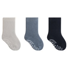 基本款素色防滑襪3雙組
