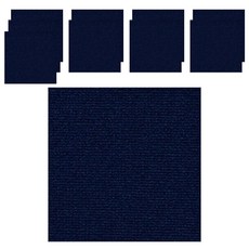 Happy Mind 便利黏貼地毯拼接墊, 深海軍藍, 10個