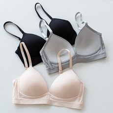 Inner Basic 青少年用莫代爾穩固一體成型內衣 3件組