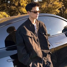 JTL 男款工裝仿舊復古夾克