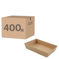 ONEFU 410輕食盒 牛卡底, 1箱, 400個裝