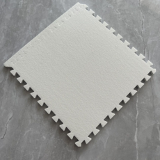 赫彼邁 溫暖地板自黏拼接地墊, 白色, 10個