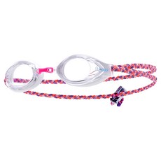 루니덕 키즈 주니어 투명 노미러 패브릭 수경, PINK, 1개