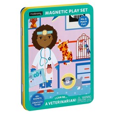 mudpuppy 磁性搭配拼圖 成為動物醫師, 1個, 45片