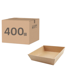 ONEFU 1212輕食盒 牛卡底, 1箱, 400個裝