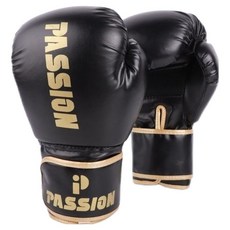 Riospick 沙包對打兩用 Impact Pro 拳擊手套, 黑色 + 金色, 1個