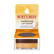 BURT'S BEES 蜂蜜唇部磨糖霜0.25OZ, 1個, 7.08g, 無味