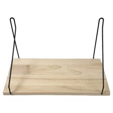 樂嫚妮 簡約層板置物架, 木紋色, 1層