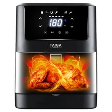 TAIGA 大河 觸控健康氣炸鍋 6L, 黑色, CB1151