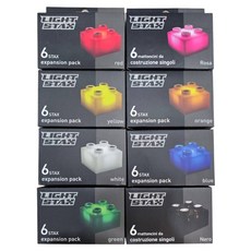 LIGHT STAX 大顆粒補充包 200 x 160 x 50mm 2 x 2 共48顆, 混和顏色, 1套