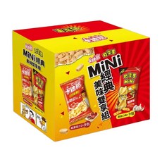 聯華食品 可樂果 MiNi 濃蒜口味 + 卡迪那 小德薯 濃厚茄汁口味 MiNi經典美味雙享組, 774g, 1組
