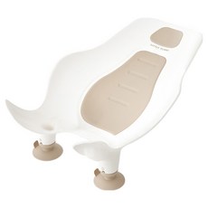 LITTLE CLOUD 手持式嬰兒潔膚盆 + 壁掛架, 米色