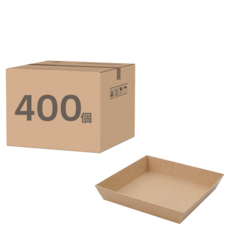 ONEFU 1616輕食盒 牛卡底, 1箱, 400個裝