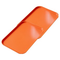 MINIMO 韓國製高強度彩色託盤, 柑橘橙色, 2個