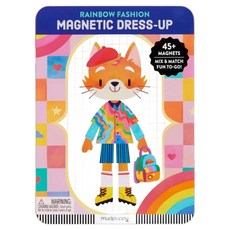 mudpuppy 磁性搭配拼圖 彩虹時尚, 1個, 45片