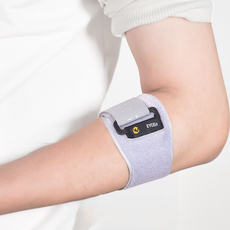 Onfitup 扣環式加壓調節網球肘手肘護具, 灰色, 1個