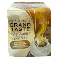 KEY COFFEE 淡雅研磨濾掛咖啡, 1個, 15個裝, 6g