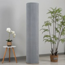 심사장홈 스판 먼지 방지 삼성 무풍 LG 휘센 원통형 에어컨 커버, 그레이