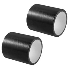 酷歐米 皮革修補膠帶 10cm x 10m 5W0788, 2個, 黑色