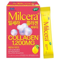 Selex Milcera 檸檬優格味膠原蛋白粉 28入, 1個, 75.6g