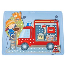 하바 소방놀이 실꿰기 HB305287, 혼합색상, 1개