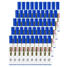 Lineplus Pentek 圓頭白板筆, 藍色, 50個