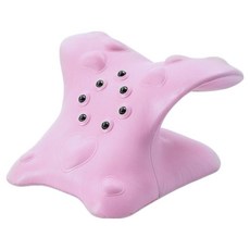 Celliving 磁吸頸椎伸展指壓支撐頸枕 粉紅色, 1個