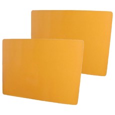 해피굿즈 마그네틱 고무자석 메모보드 오렌지 2p, 합성수지