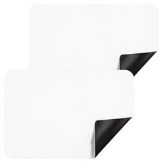 해피굿즈 마그네틱 고무자석 메모보드 화이트 A4 2p, 합성수지