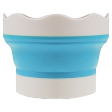 MaDaKkuMi 美術用折疊式便攜水彩畫筆架水桶, 藍色