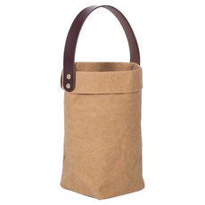便攜式牛皮紙隨行杯袋 11 x 19 cm BRP1950, 棕色, 1個