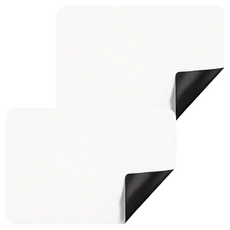 해피굿즈 부착형 간편 고무자석 메모보드 A5 2p, 합성수지