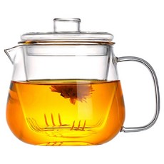 로체스터 내열유리 거름망 티포트, 투명, 1개, 500ml 주방용품/주전자/커피/티용품 반품 최저가 8,510원