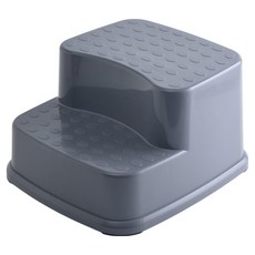 PANTONE 防滑止滑雙層腳凳, 炭灰色, 1個